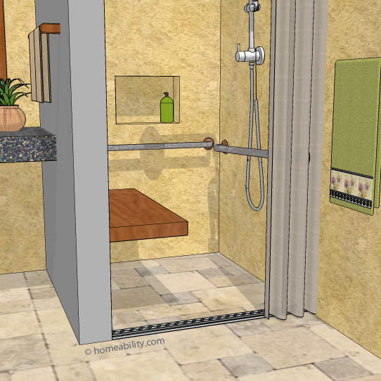Trench Drain For Accessible Showers The Basics Homeability Com