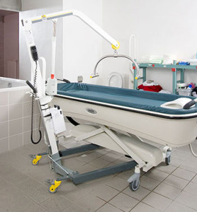 Accessible bathtub solution dependent
