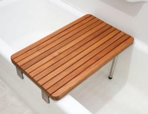 Bath tub bench board