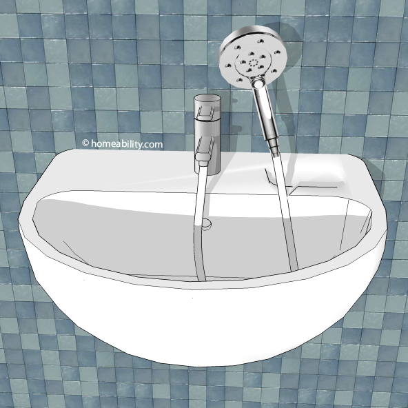 Handheld Showerhead Guide The Basics, How To Add A Handheld Shower Head Bathtub